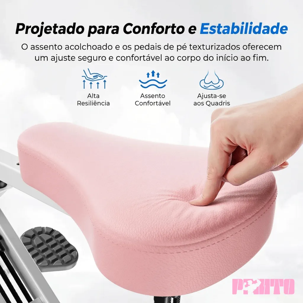 Aparelho Dobrável Squatter Fitness para Treinar em Casa - Azul - Imagem 9