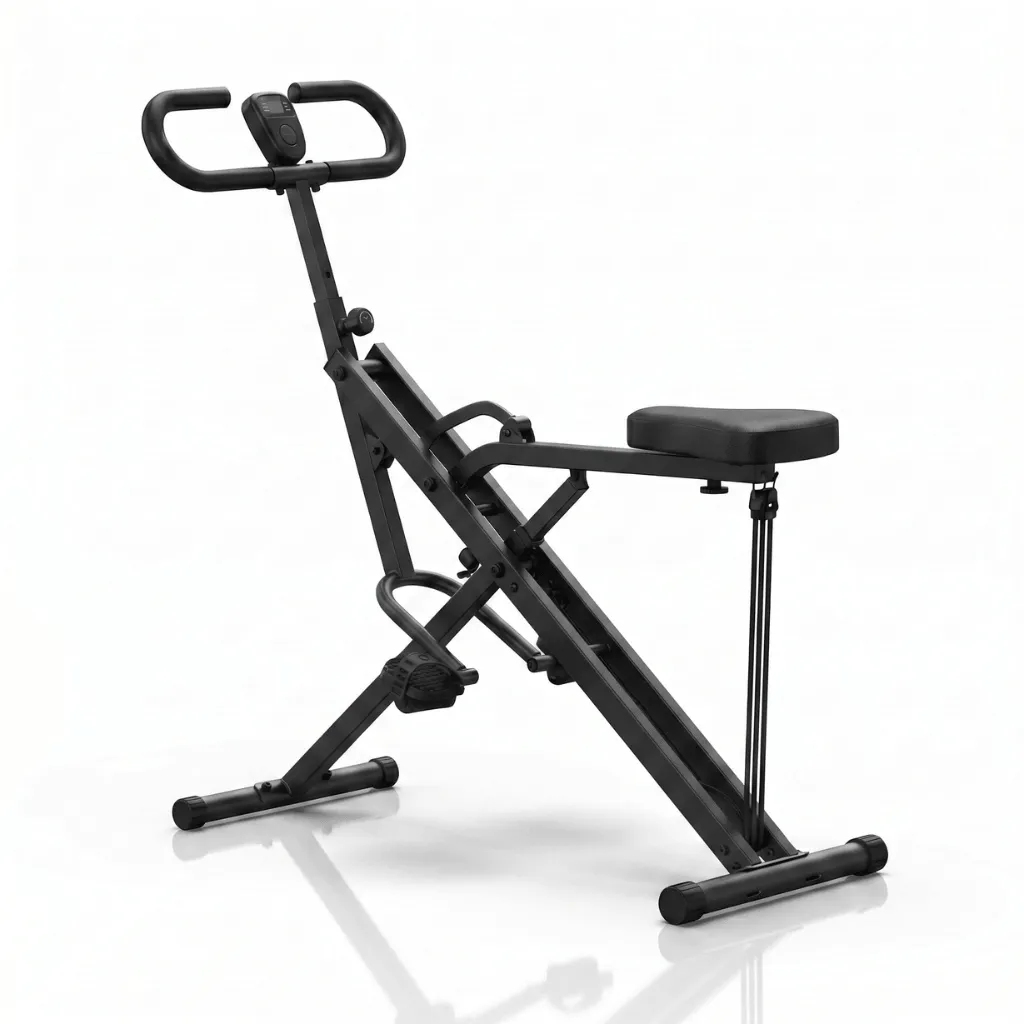 Aparelho Dobrável Squatter Fitness para Treinar em Casa - Azul - Imagem 15