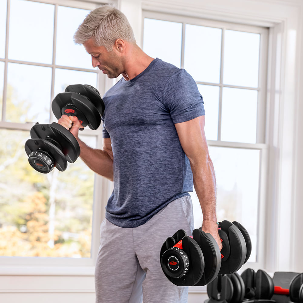Halter Regulável Bowflex SelectTech 552 - 2 a 24 kg - Par - Imagem 7