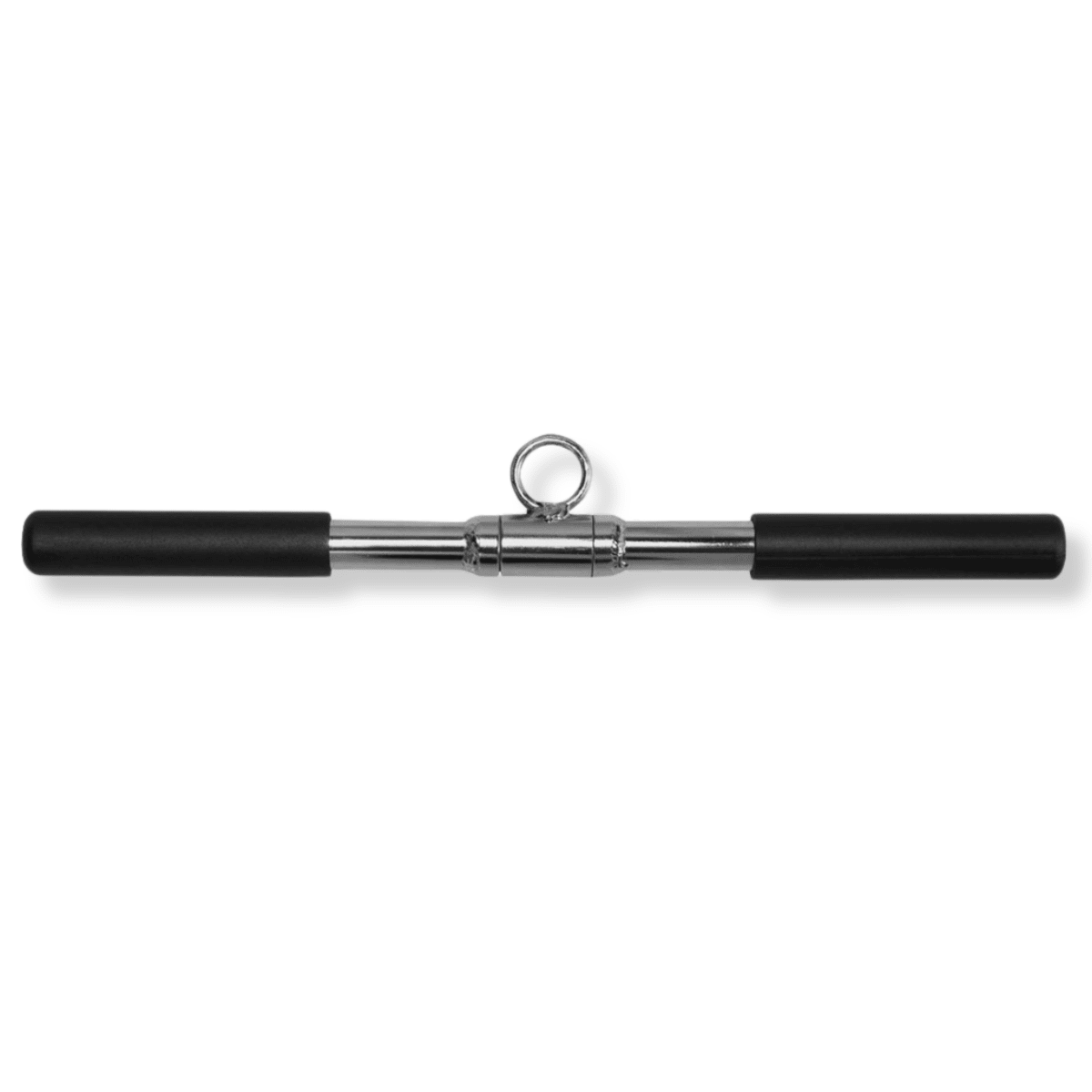 Puxador Pulley 51cm Reto Articulado Cromado e Pegada Emborrachada - Imagem 1