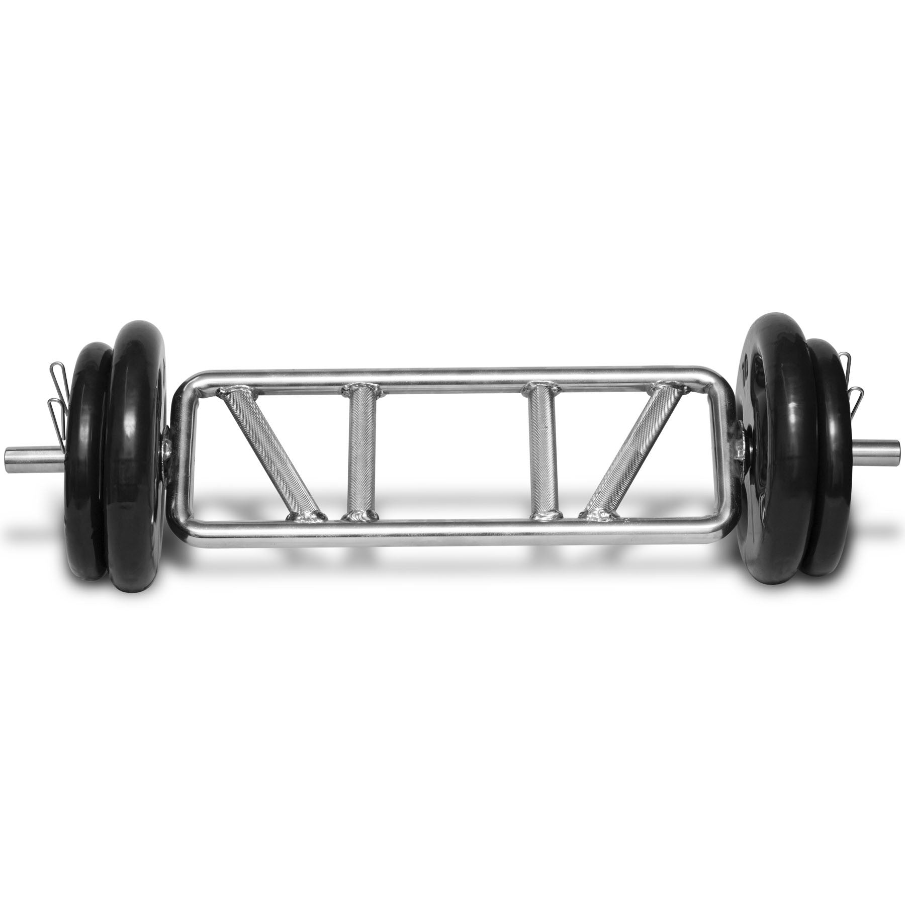 Barra H Maciça Com Presilhas 84cm Cromada 25,40mm - Imagem 1