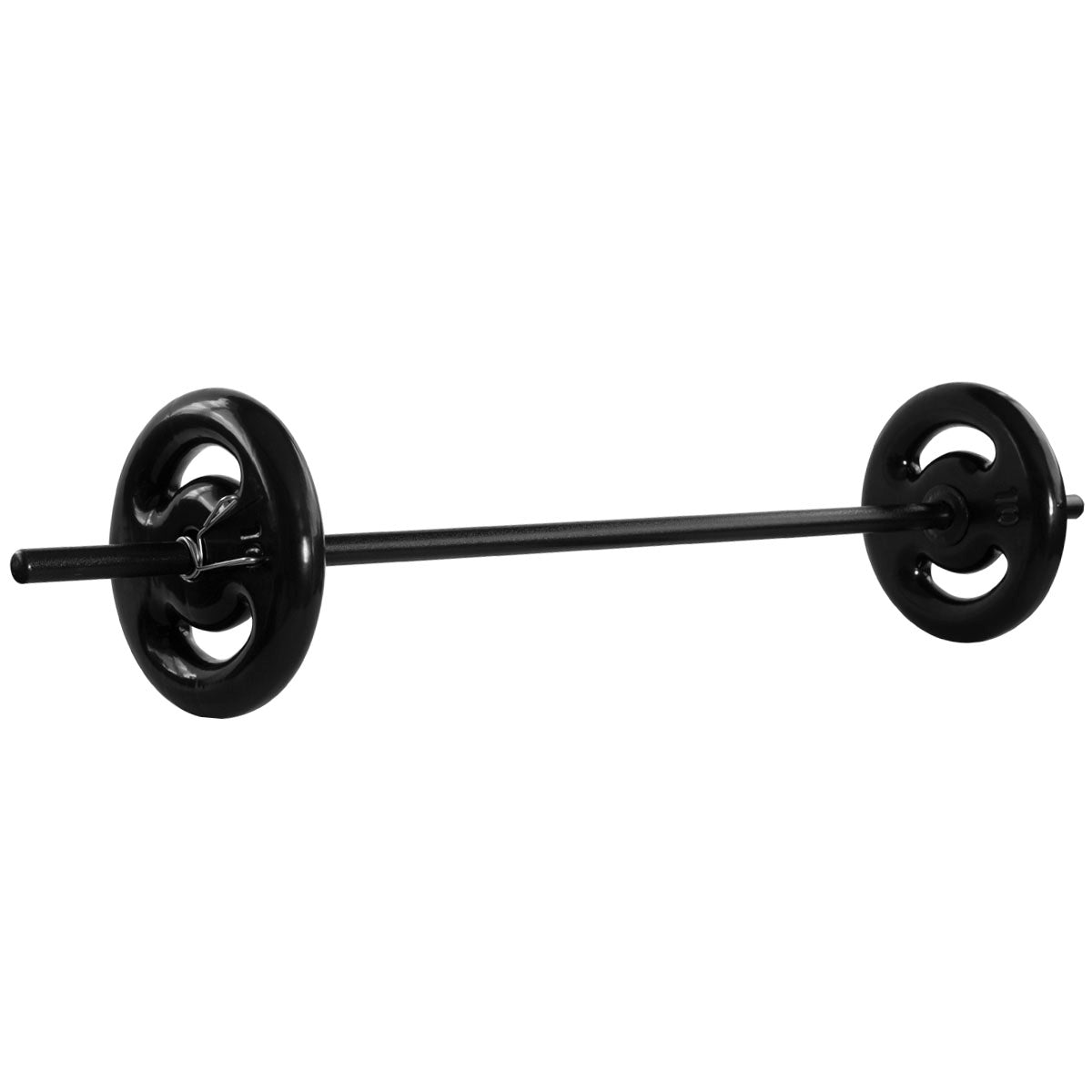 Kit Treino Funcional Com Barra Oca + 10kg de Anilhas - Imagem 1