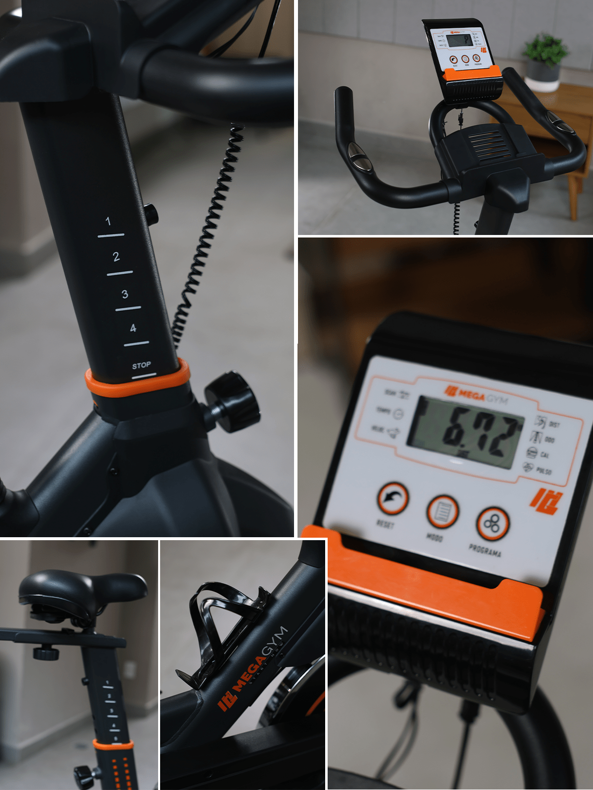 Bicicleta Ergométrica Bike Mega Spinning 10K - Imagem 9