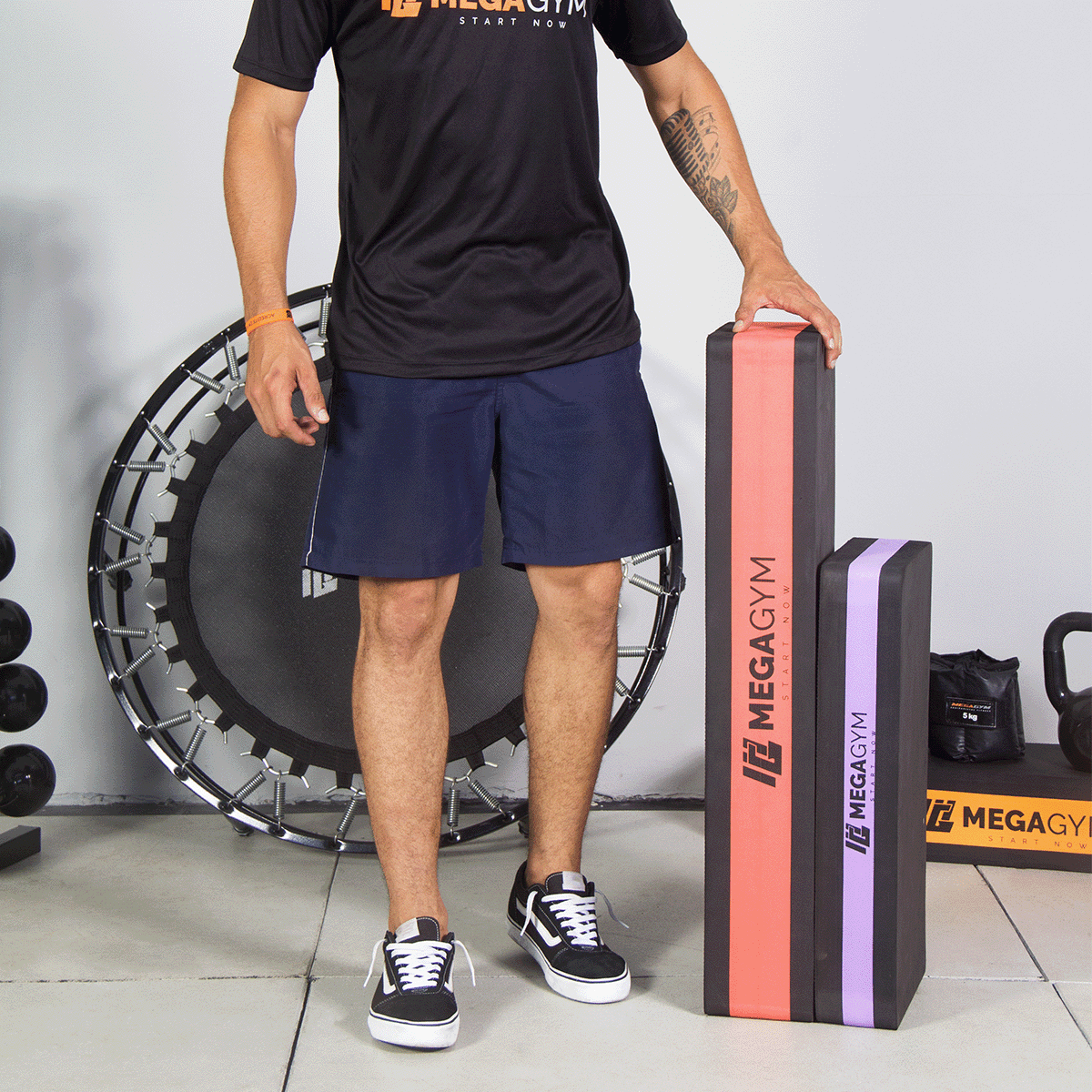 Step Profissional De EVA 90X28X14 Para Treino Aeróbico Musculação - Imagem 5
