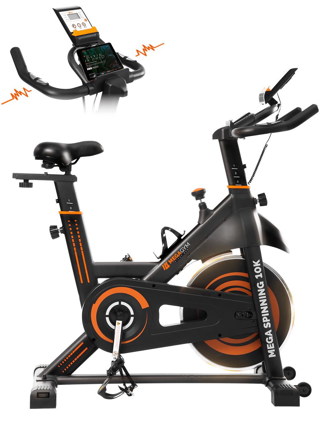 Bicicleta Ergométrica Bike Mega Spinning 10K - Imagem 1