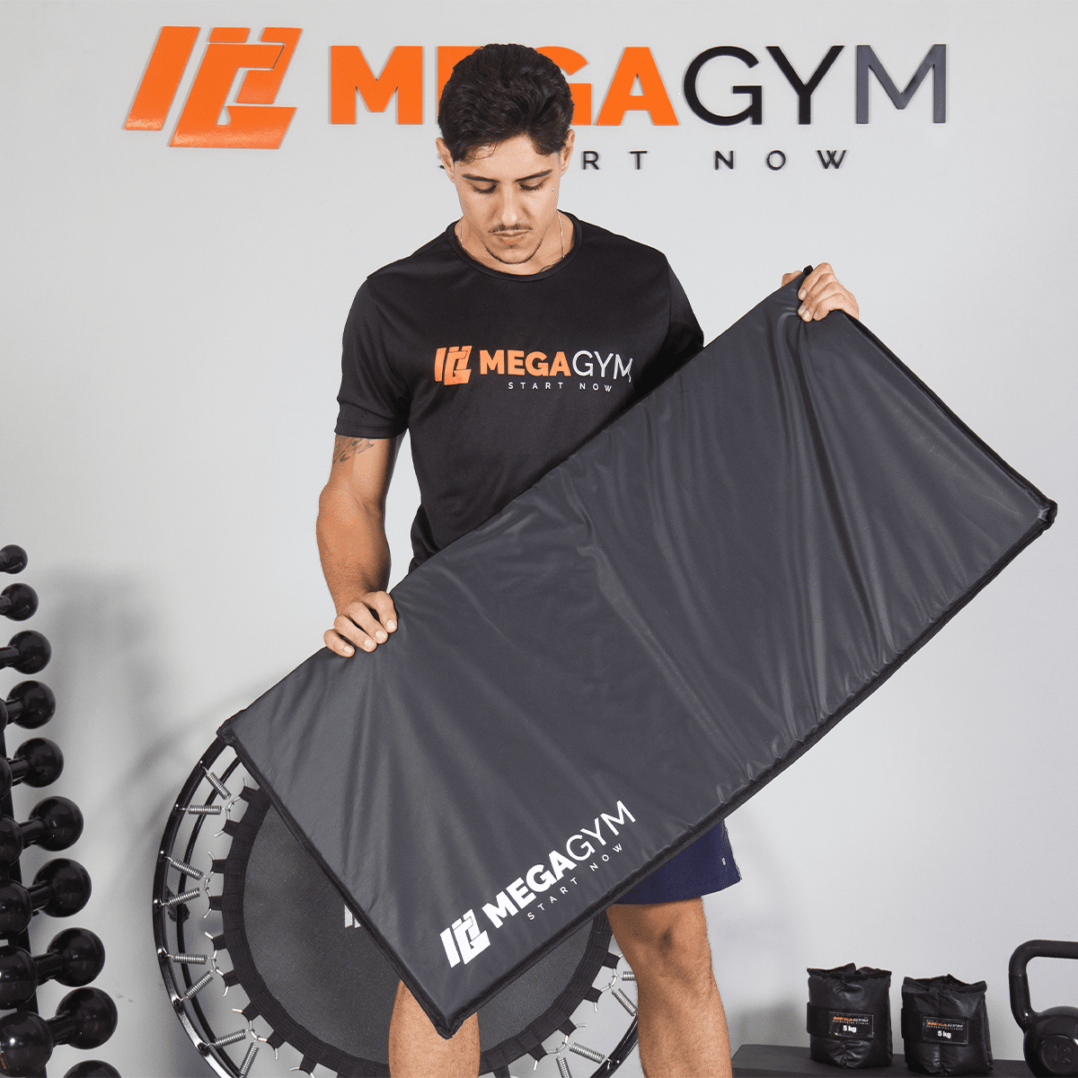 Colchonete De Academia 90x45x2 Para Treino Pilates Funcional - Imagem 2