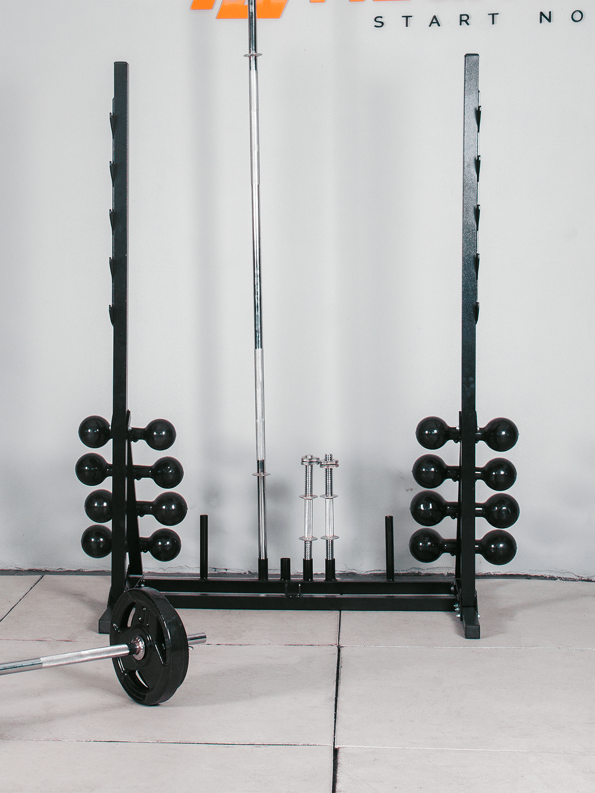 Rack Expositor De Anilhas Barras e Halteres - Imagem 9