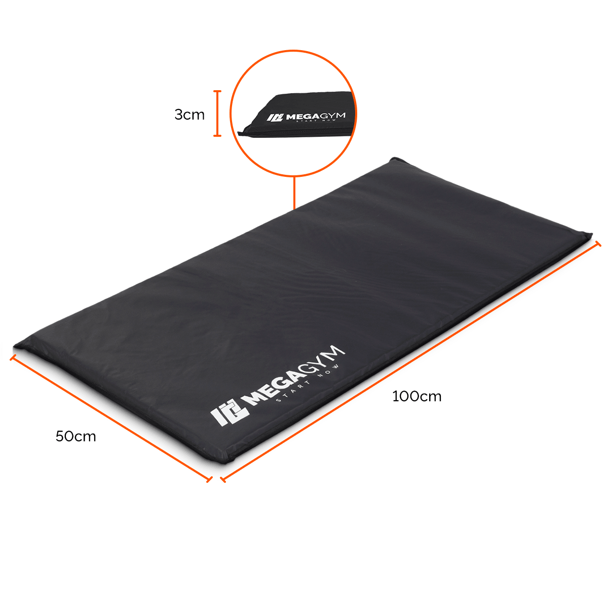 Colchonete De Academia 100x50x3 Para Treino Pilates Funcional - Imagem 7