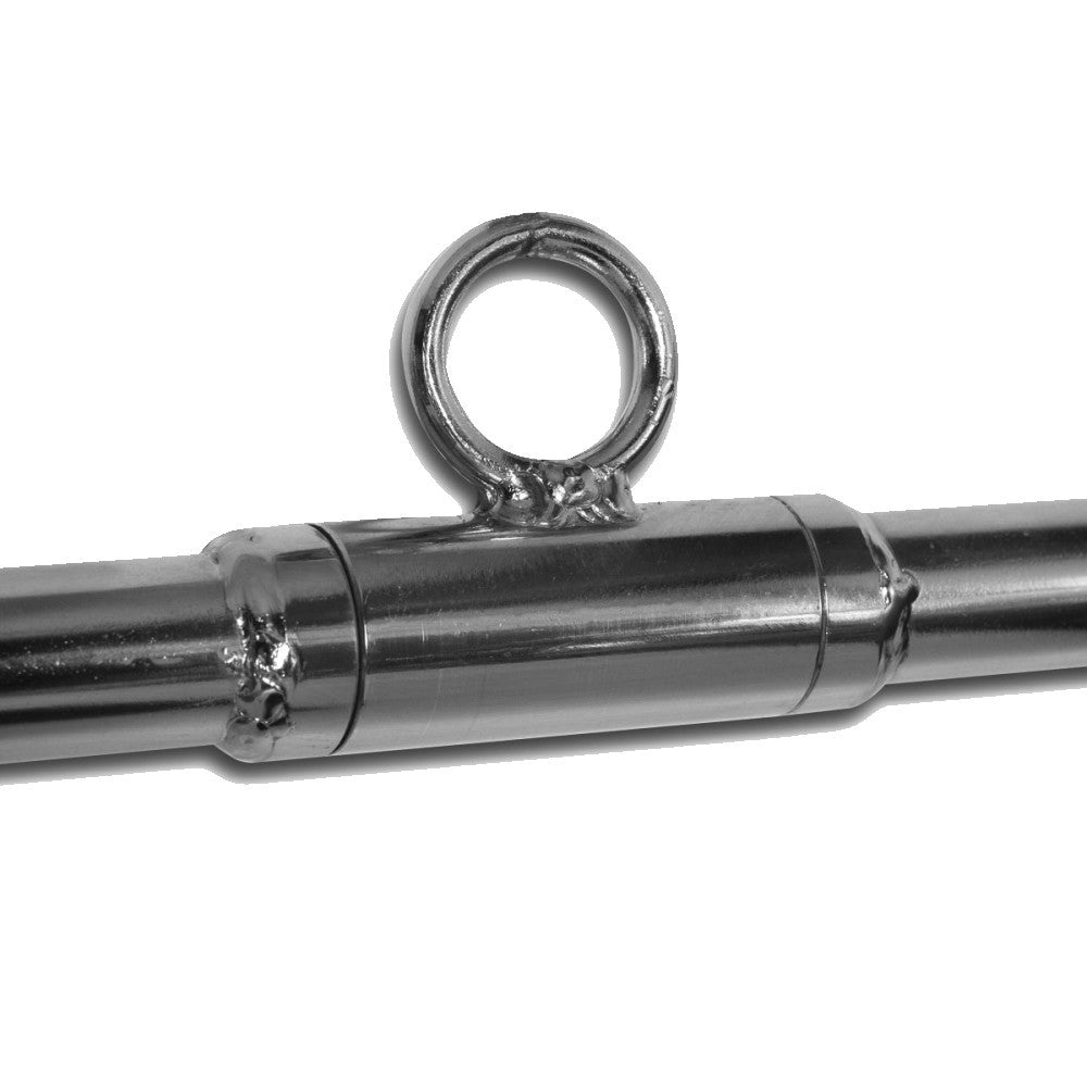 KIT PUXADOR PULLEY RETO DE 51CM + BARRA CURVADO 97CM CROMADOS - Imagem 6