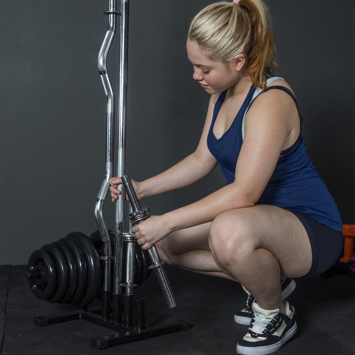 Suporte Profissional P/ BarraS E Anilhas 100kg - Imagem 5