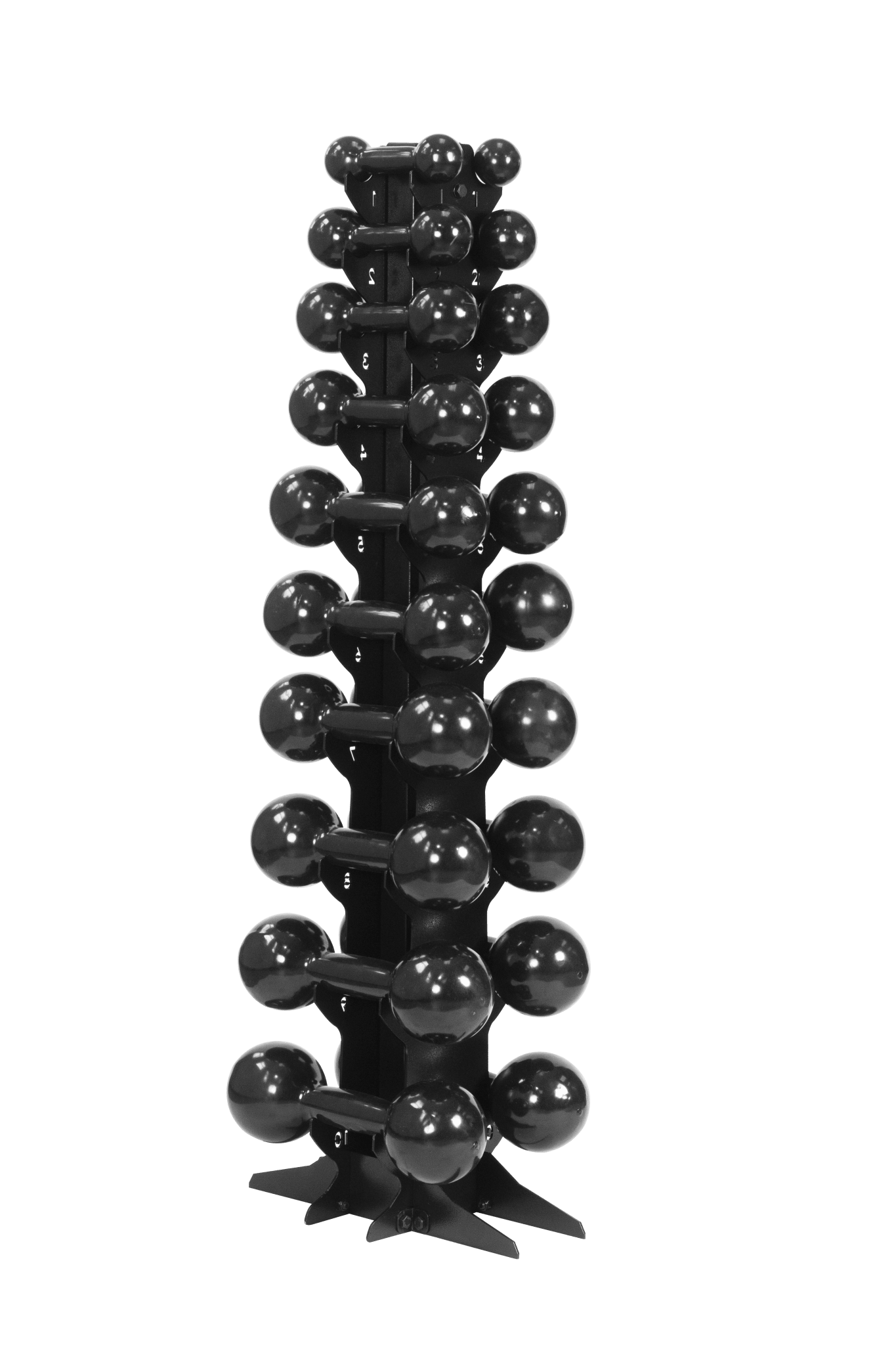 Torre Expositora Profissional para 20 Halteres de 01 A 10KG - Imagem 5