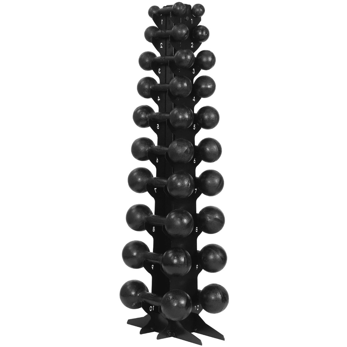 Torre Expositora Profissional para 20 Halteres de 01 A 10KG - Imagem 9
